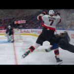 Brady Tkachuk Hit Against Jake McCabe