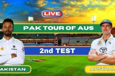 🔴Live: pakistan vs australia 2nd test match live | pak vs aus live