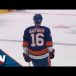 Islanders' Julien Gauthier Buries Two Goals In 18 seconds vs. Capitals