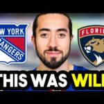 New York Rangers LOSE CLOSE GAME Against Florida Panthers!