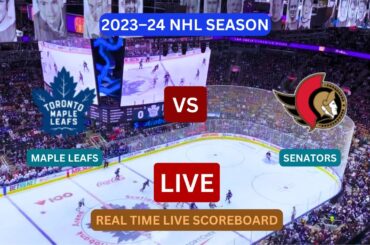 Toronto Maple Leafs vs Ottawa Senators LIVE Score UPDATE Today Hockey NHL Season Match Dec 27 2023