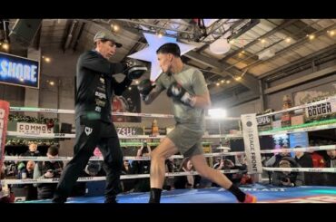 CAMERON VUONG SMASHES PADS AHEAD OF BOUT IN BELFAST ON CONLAN GILL UNDERCARD