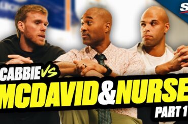 Connor McDavid & Darnell Nurse Test Their Football Skills | Cabbie Vs