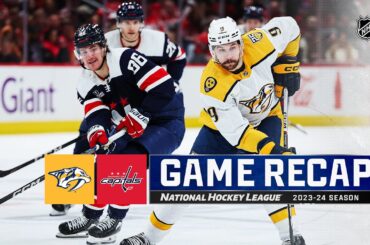 Predators @ Capitals  12/30 | NHL Highlights 2023