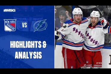 Panarin Scores Hat Trick as Rangers Beat Lightning 5-1 to End 2023 | New York Rangers