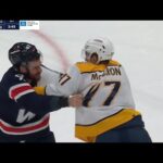 Tom Wilson And Michael McCarron Drop The Gloves