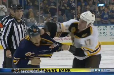 Milan Lucic vs Chris Stewart Oct 30, 2014