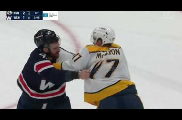 Tom Wilson Fights Michael McCarron