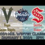 2024 NHL Winter Classic | Vegas Golden Knights vs. Seattle Kraken | (Live Reaction & Play-By-Play)