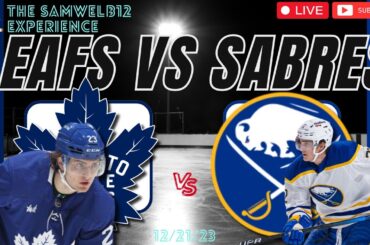 NHL Hockey: Toronto Maple Leafs vs. Buffalo Sabres - Live Action and Live Chat!