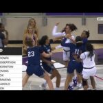 8 EJECTED In BRAWL Caused By Hair Pull Between TCU Horned Frogs & George Washington Colonials!