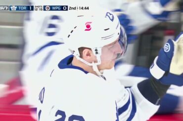 Travis Dermott 2nd of the Season vs Winnipeg Jets w/Joe Bowen Commentary (2/4/2021)