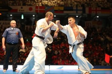 【新極真会】Quarterfinal2 Man Valeri Dimitrov vs Ilya  Yakovlev The 12th World Karate Championship