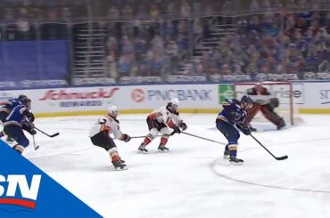 Vladimir Tarasenko Sets Up Ryan O'Reilly Goal With Sweet Backhand Feed