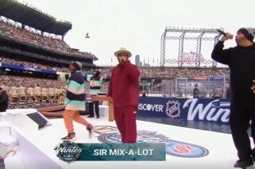 Sir Mix-a-Lot introduces Seattle Kraken players for Winter Classics!