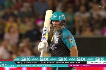 Josh Brown 43 runs vs Sydney Sixers | 24th Match - SYS vs BRH