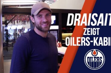 Leon Draisaitl führt durch die Kabine von Edmonton 🇩🇪 Behind-the-scenes tour with Leon Draisaitl