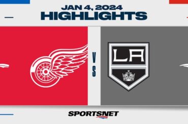 NHL Highlights | Red Wings vs. Kings - January 4, 2023