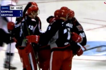 Xavier Ouellet gets on the board after the great play by Tyler Bertuzzi