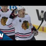 Blackhawks' Boris Katchouk Scores Short-Handed Goal, Goads New Jersey Crowd With Celebration