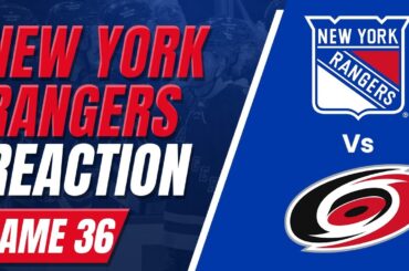 Ranger Fan Reaction Game 36┃CAR-6 NYR-1! THE RANGERS GET ANNIHILATED BY THE CANES!