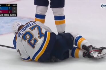 Pietrangelo Injured Blocking Shot