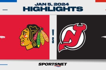 NHL Highlights | Blackhawks vs. Devils - January 5, 2023