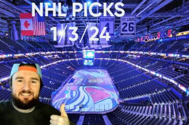 Free NHL Picks Today 1/3/24