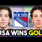 New York Rangers PROSPECTS WIN GOLD At WORLD JUNIORS With Team USA!