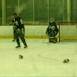 Goalie Dustin Tokarski at Tampa Bay Lightning rookie camp