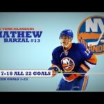 Mat Barzal (#13) ● ALL 22 Goals 2017-18 Season (HD)