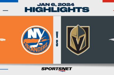 NHL Highlights | Islanders vs. Golden Knights - January 6, 2024