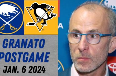 Don Granato Postgame Interview vs Pittsburgh Penguins (1/6/2024)