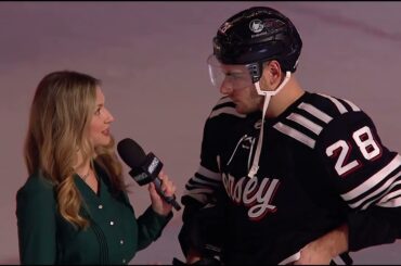 Timo Meier 1st Star Of The Game Interview w/ Erika Wachter Post-Game 12/23/23 #NJDevils