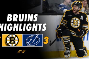 Bruins vs. Lightning Highlights: Boston Dominates Tampa Bay In Electric 7-3 Win