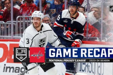 Kings @ Capitals 1/7 | NHL Highlights 2024