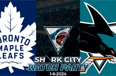 Watch Party Pregame: San Jose Sharks vs Toronto Maple Leafs