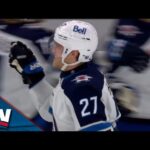 Jets' Nikolaj Ehlers Blasts Slapshot Goal To Capitalize On Stickless Karel Vejmelka