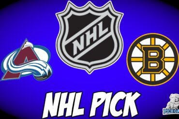 Colorado Avalanche vs Boston Bruins 1/8/24 NHL Free Pick | NHL Betting Tips