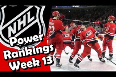 NHL Power Rankings Week 13