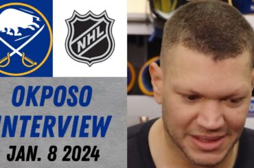 Kyle Okposo After Practice Interview (1/8/2024)