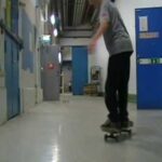 my first 360 flip on tape