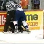 hockey fight Martin Fréchette vs Sébastien Aspirot