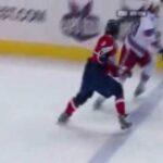 Alex Ovechkin nails Marc Staal