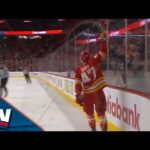 Flames' Connor Zary Steals Loose Puck And Wires It Top Corner vs. Senators