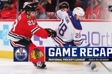 Oilers @ Blackhawks 1/9 | NHL Highlights 2023