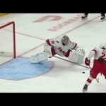 Pyotr Kochetkov's impressive save against Patrick Kane vs Red Wings (14 dec 2023)