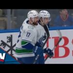 Canucks' Quinn Hughes Cuts To The Middle & Snipes Goal To Double Lead vs. Islanders