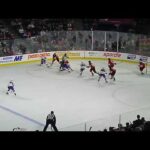 Lias Andersson of the Laval Rocket scores vs. the Utica Comets 1/10/24