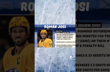 DraftKings NHL DFS Plays (01/09) - Roman Josi #dfs #nhl #shorts